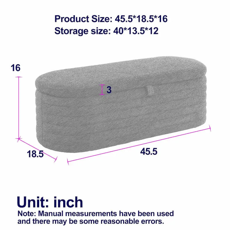 Upholstered Storage Bench