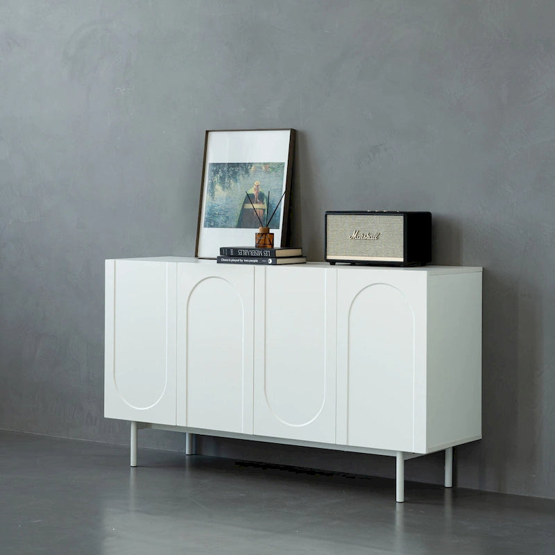 4-Door Sideboard Buffet Cabinet with Storage