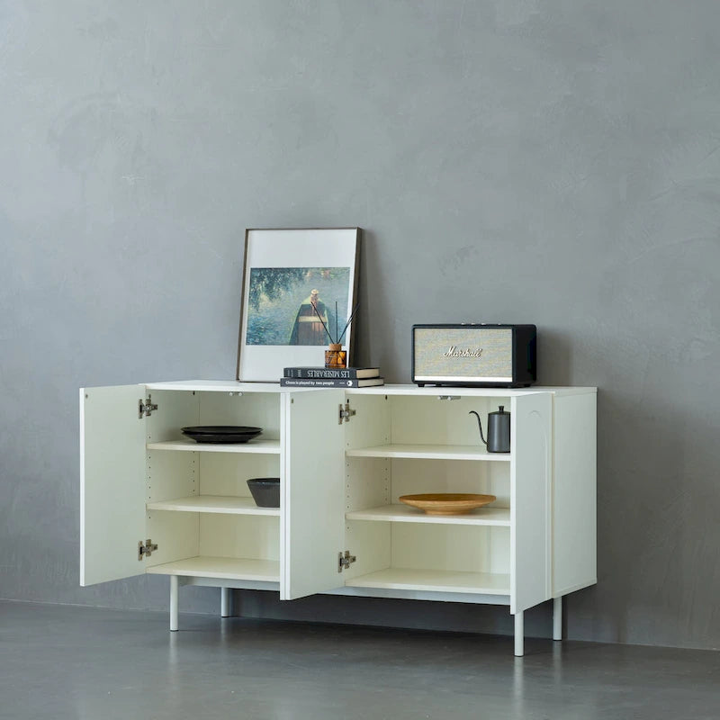 4-Door Sideboard Buffet Cabinet with Storage