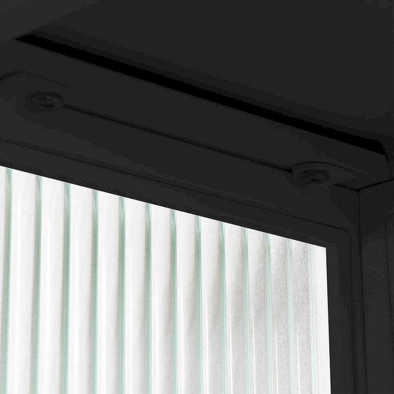 Glass Doors Modern Two-Door Wall Cabinet