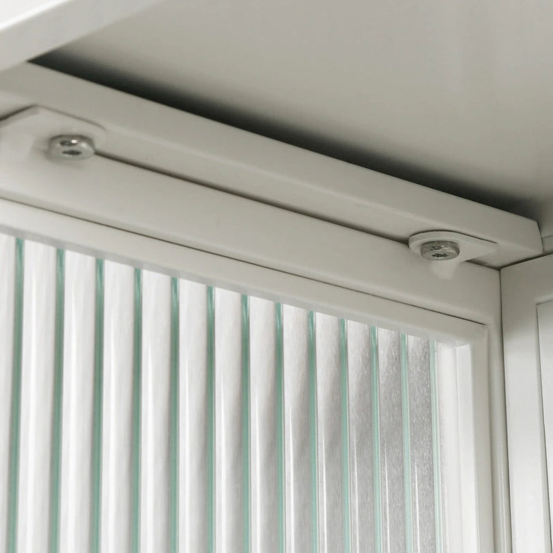 Glass Doors Modern Two-Door Wall Cabinet