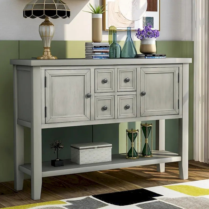 Buffet Console avec Étagère Inférieure