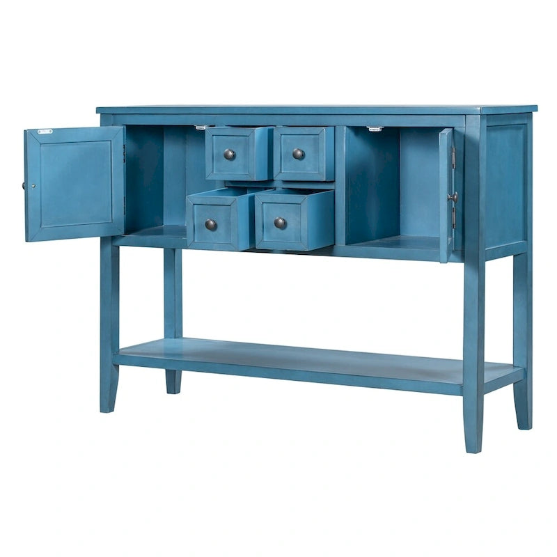 Buffet Sideboard Console Table with Bottom Shelf