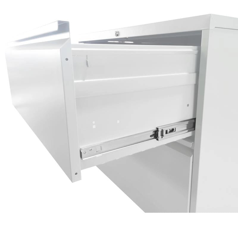 3-Drawer Metal Vertical Filing Cabinet with Lock – A4 / Legal / Letter Size