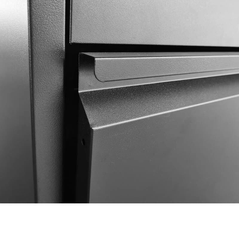 3-Drawer Metal Vertical Filing Cabinet with Lock – A4 / Legal / Letter Size