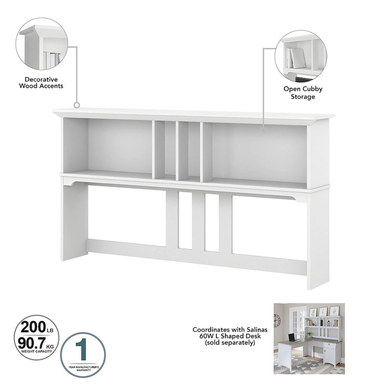 60W Hutch - Hutch Only - 60.00L x 10.51W x 32.99H