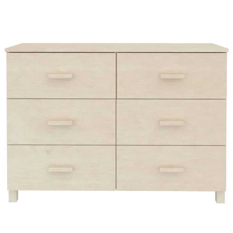 Sideboard Buffet Console Cabinet with Storage, Solid Wood Pine - 44.5 x 15.7 x 31.5