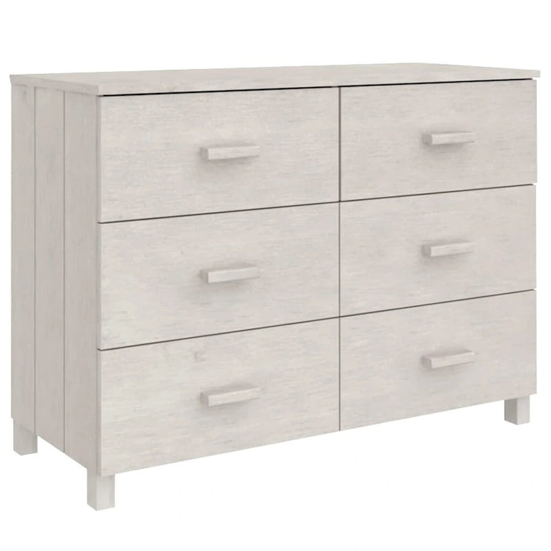 Sideboard Buffet Console Cabinet with Storage, Solid Wood Pine - 44.5 x 15.7 x 31.5