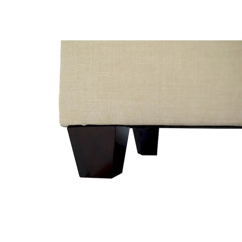 Diamond Tufted Linen & Shoe Storage Bench - HTM100