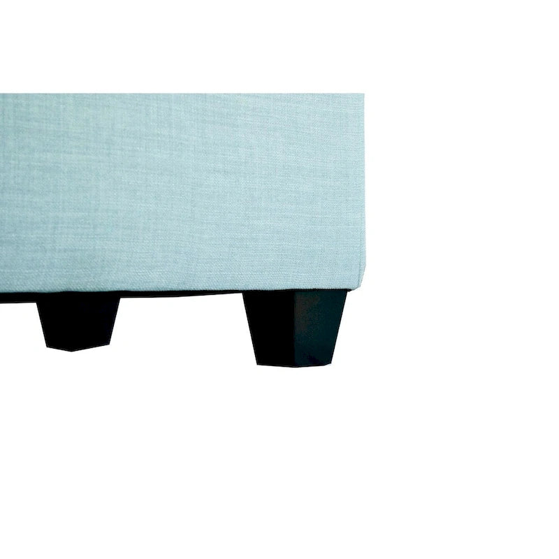 Diamond Tufted Linen & Shoe Storage Bench - HTM100