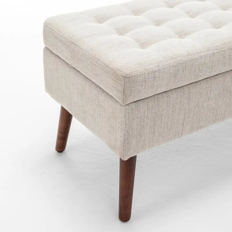 Storage Ottoman Bench – Bedroom & Entryway Bench with Lift-Top Storage