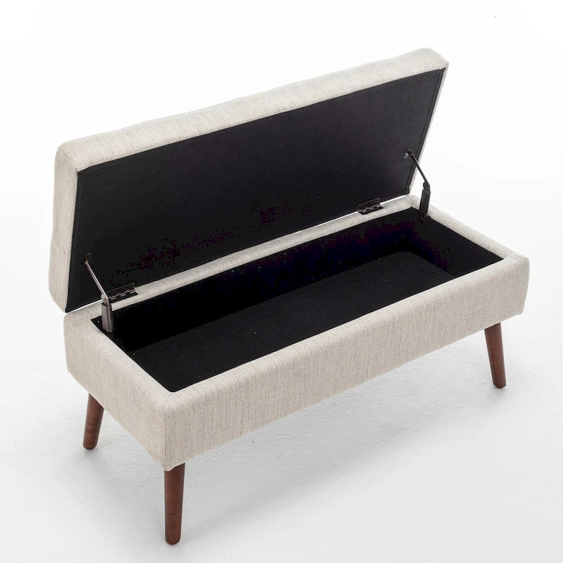 Storage Ottoman Bench – Bedroom & Entryway Bench with Lift-Top Storage