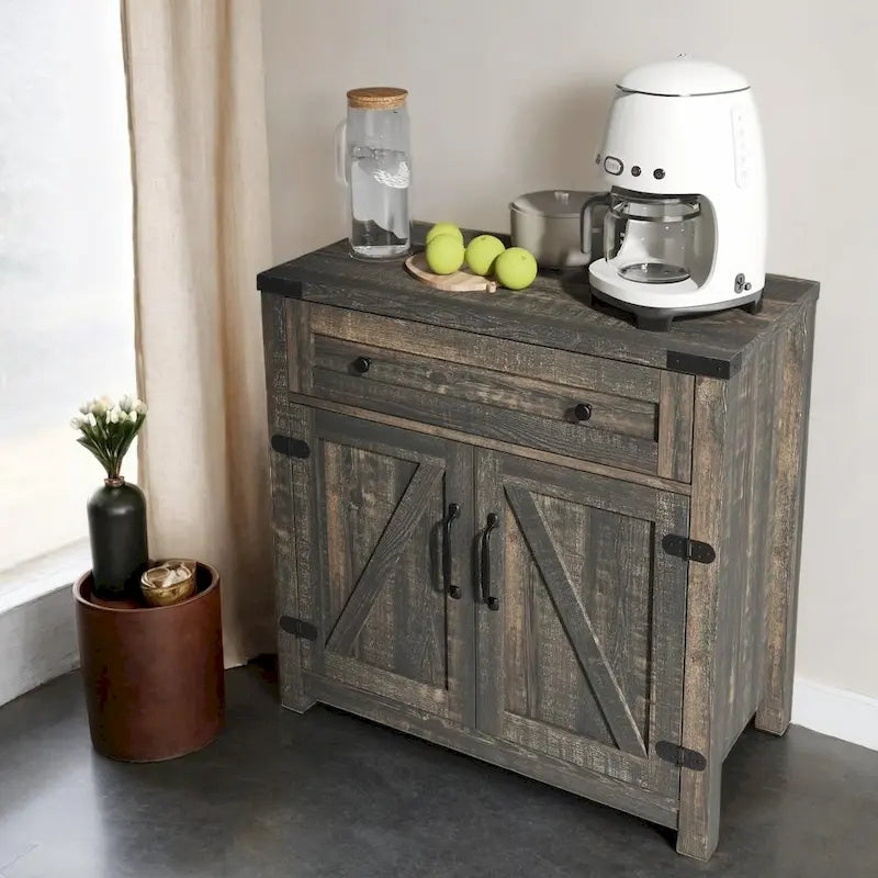 Meuble d'appoint style porte de grange