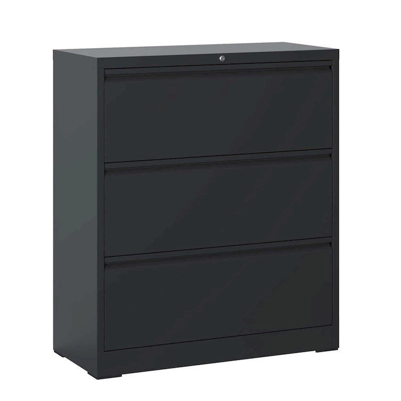3-Drawer Lateral File Cabinet with Lock for Home Office