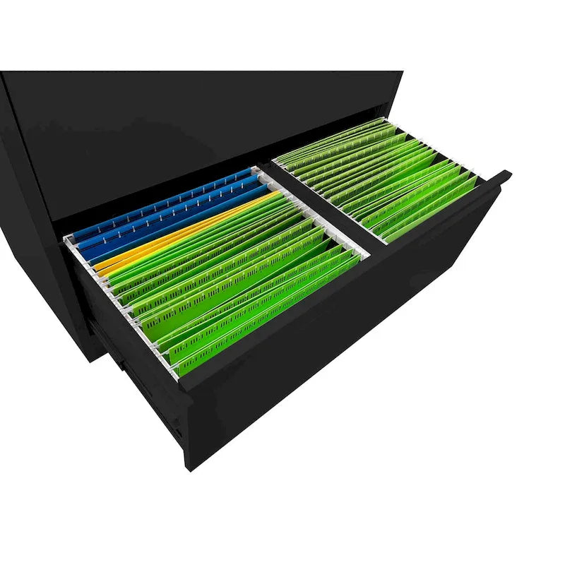 3-Drawer Lateral File Cabinet with Lock for Home Office