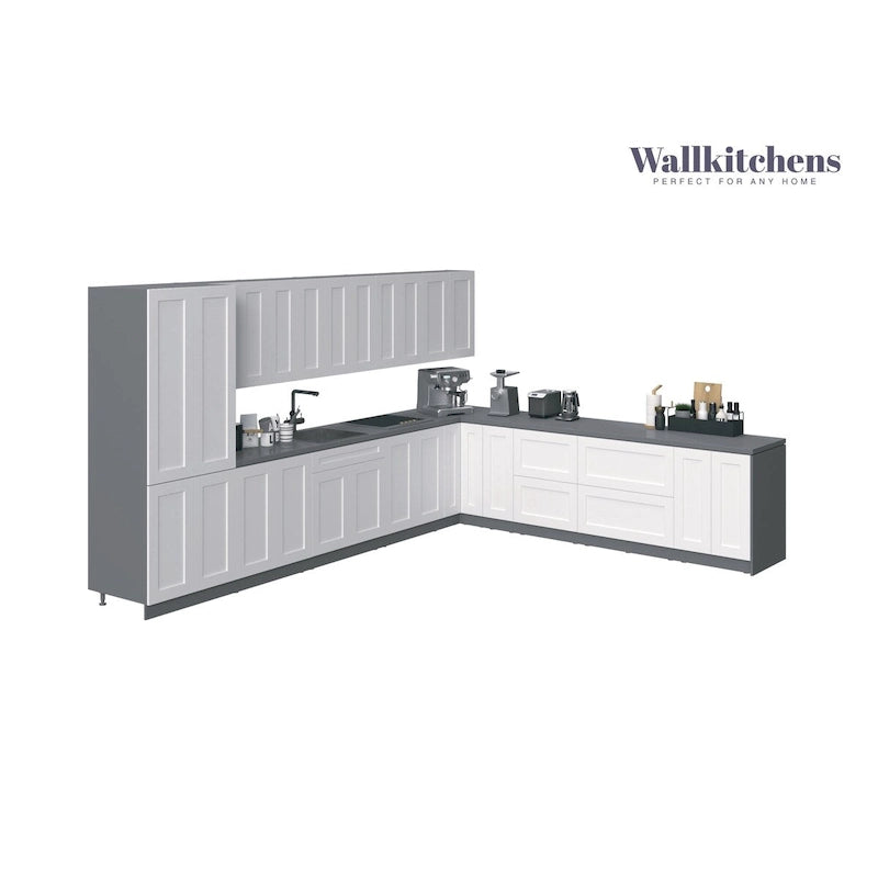Kitchen White Matte Color Base Size 13Ft Wide - 156x127