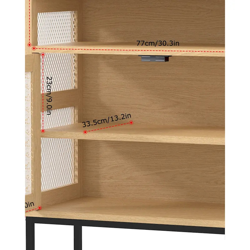 2-Door Sideboard Storage Cabinet