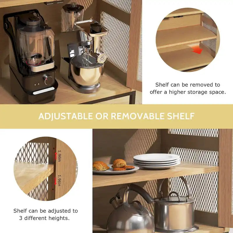 2-Door Sideboard Storage Cabinet