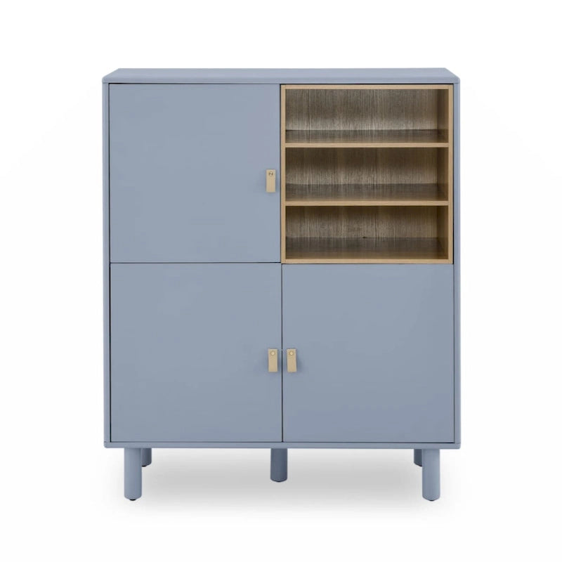 Storage Cabinet with Door – Wooden Sideboard with Adjustable Shelves