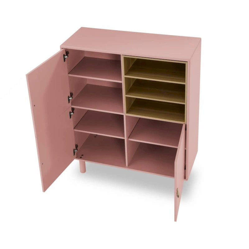 Storage Cabinet with Door – Wooden Sideboard with Adjustable Shelves