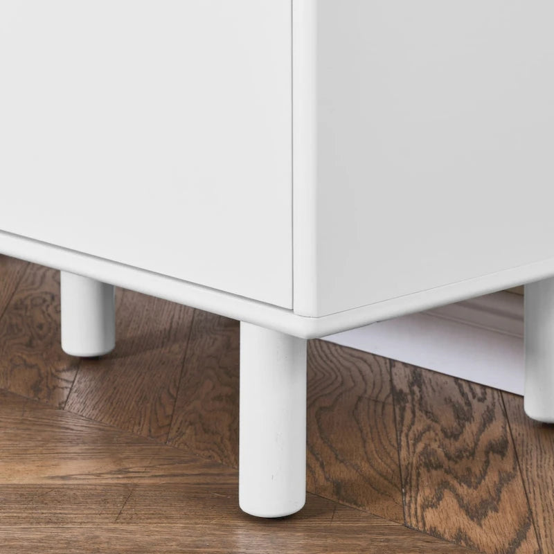Storage Cabinet with Door – Wooden Sideboard with Adjustable Shelves