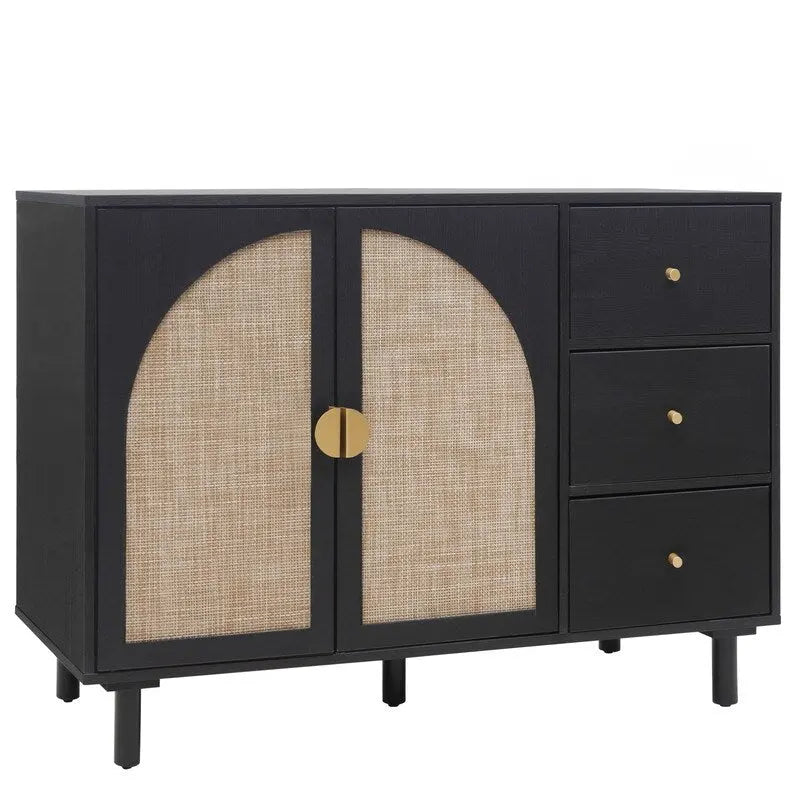 2-Door 3-Drawer Storage Cabinet