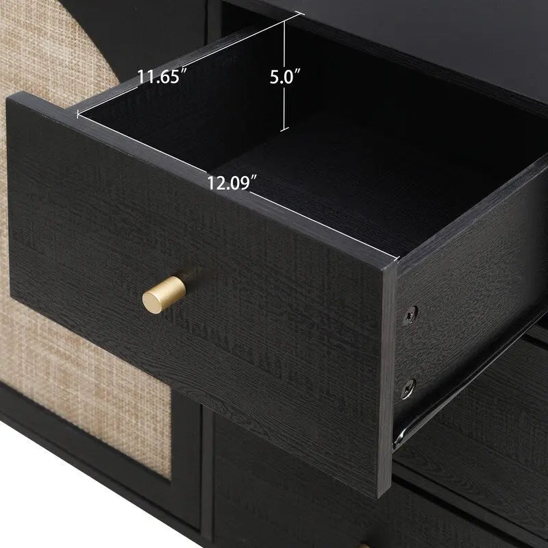 2-Door 3-Drawer Storage Cabinet