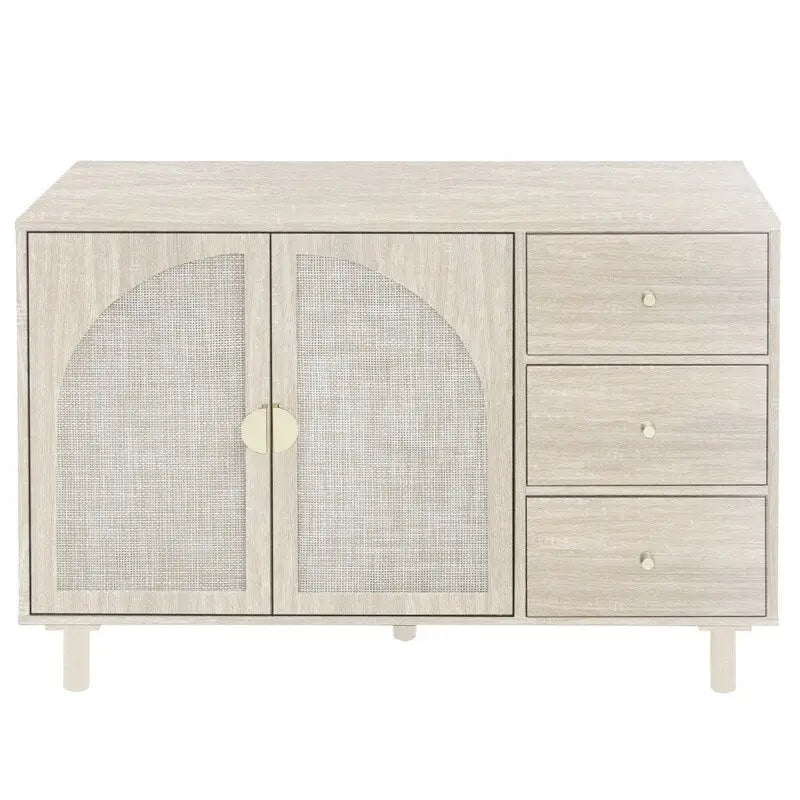 2-Door 3-Drawer Storage Cabinet