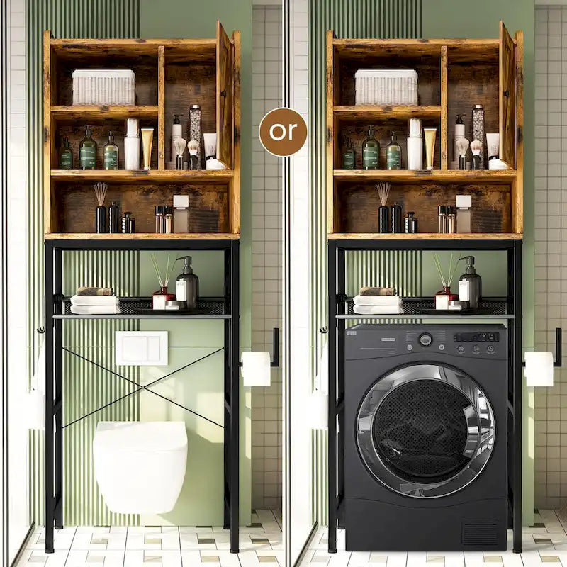 Over The Toilet Storage, 4-Tier Space Saver Organizer Rack, Bathroom Organizer Over Toilet