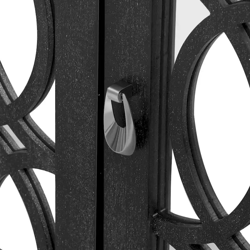 Bahut à 3 portes avec portes vitrées